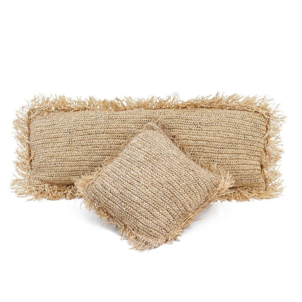 Het Raffia Kussen - Naturel - 35x100