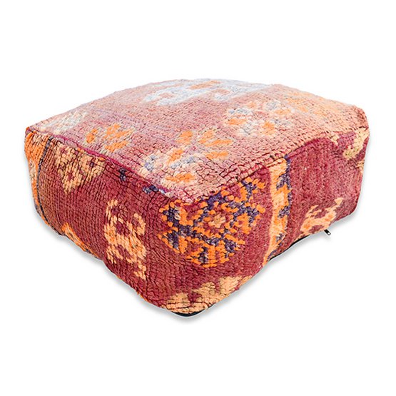 Marokkaans vloerkussen vintage - K1409-Vloerkussens-Poufs & Pillows-Ik Hout ervan.