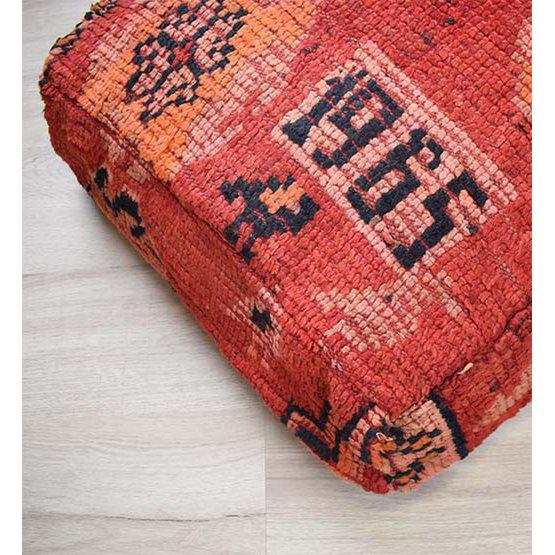 Moroccan Floor Cushion - K852-Vloerkussens-Poufs & Pillows-Ik Hout ervan.