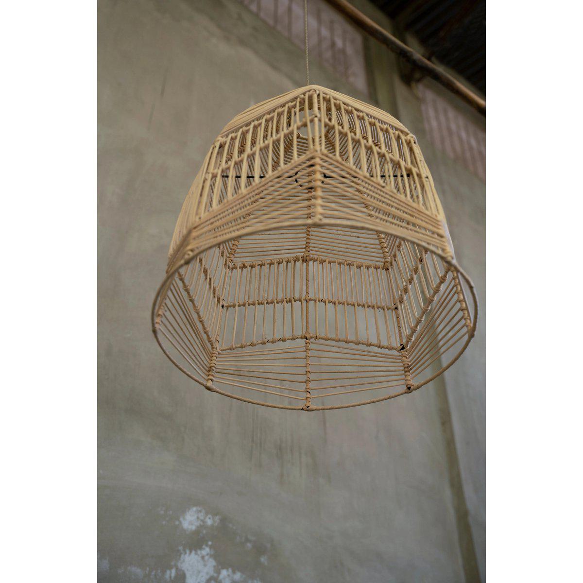 The Bala Hanglamp - Naturel - L.-Hanglampen-Bazar Bizar Living-Ik Hout ervan.