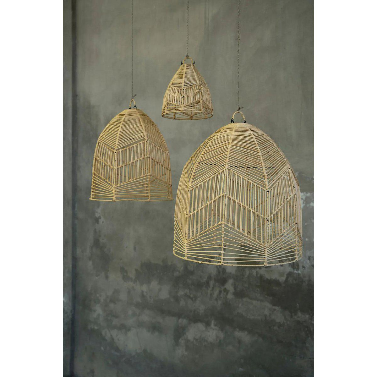 The Bala Hanglamp - Naturel - L.-Hanglampen-Bazar Bizar Living-Ik Hout ervan.