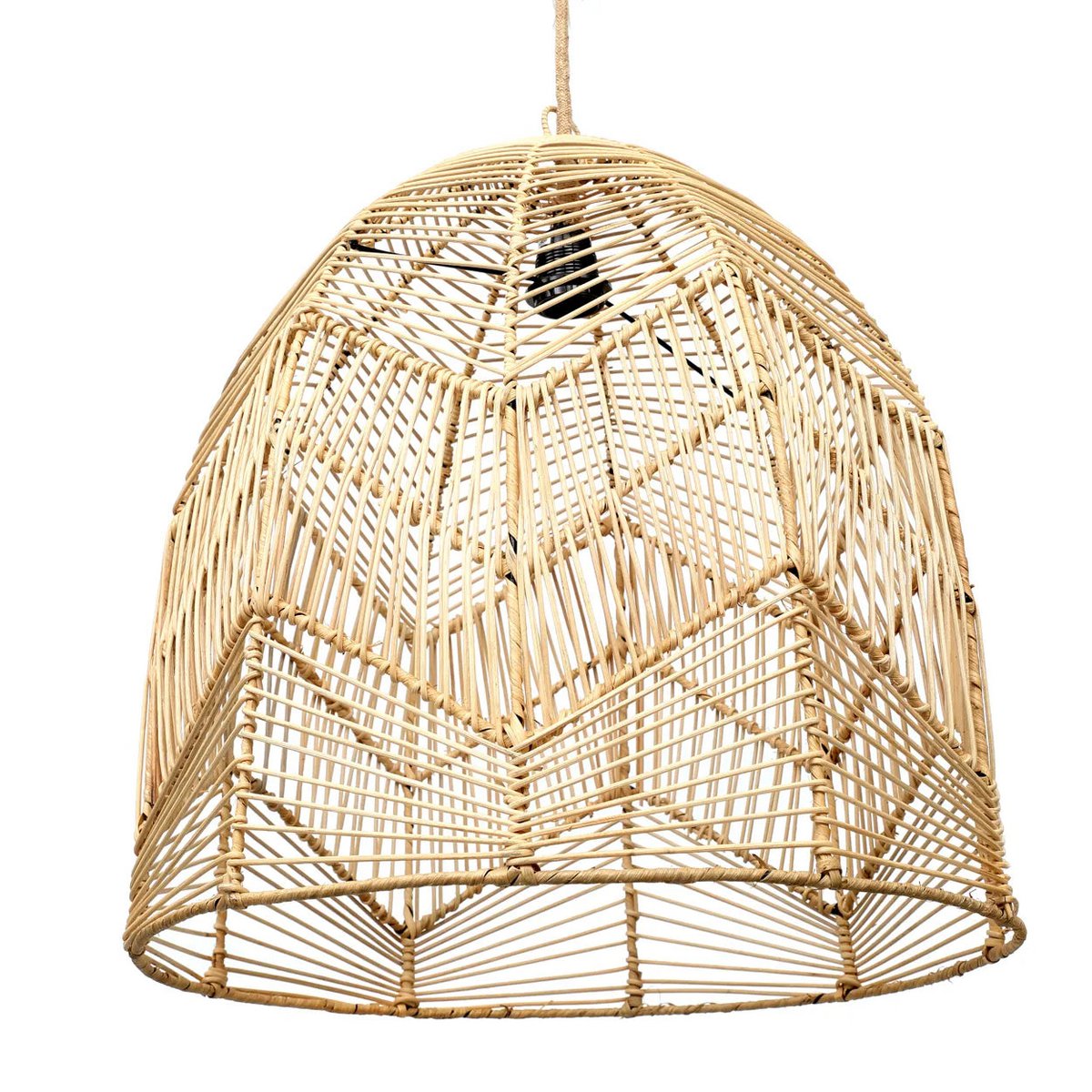 The Bala Hanglamp - Naturel - L.-Hanglampen-Bazar Bizar Living-Ik Hout ervan.