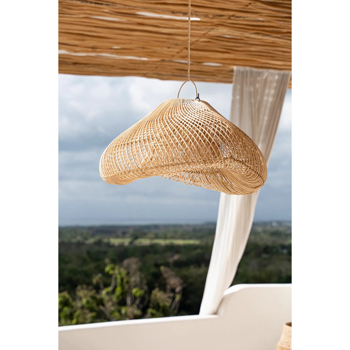 The Cloud Hanglamp - Naturel - M-Hanglampen-Bazar Bizar Living-Ik Hout ervan.