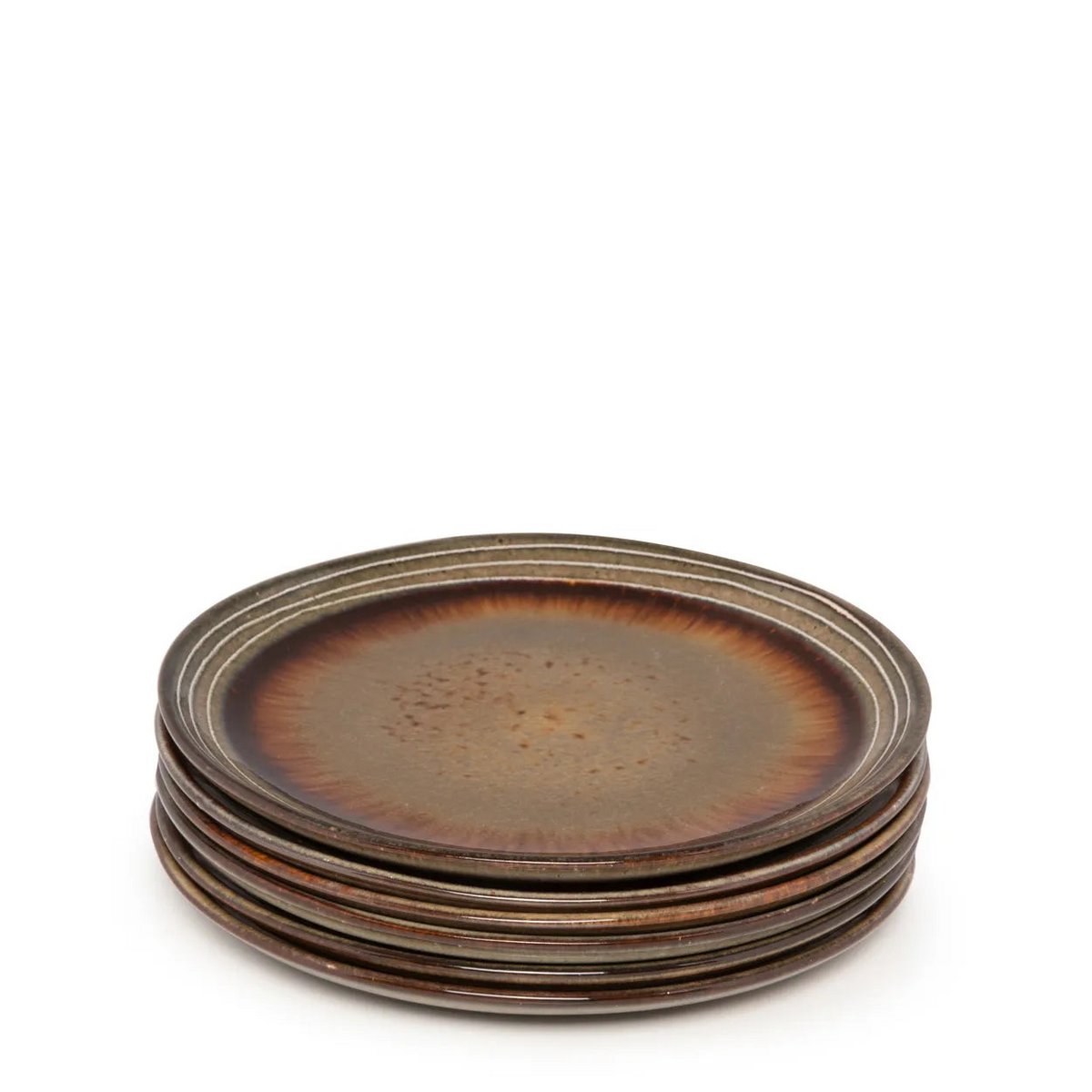 The Comporta Salad Plate - M - Set van 6-servies comporta-Bazar Bizar Living-Ik Hout ervan.