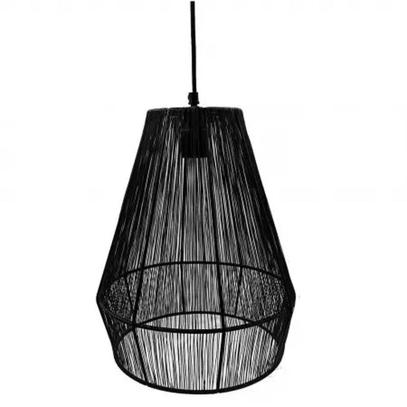 Hanglamp Xander bohemian stijl, duurzame materialen zoals rotan, creëert een tropische sfeer, perfect voor elke kamer.