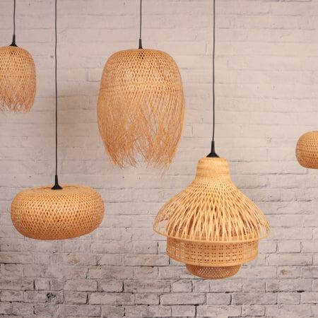 Bamboe lamp 'Bintan'